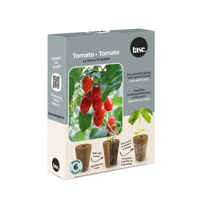 Roma Tomato Seed Plug Grow Kit