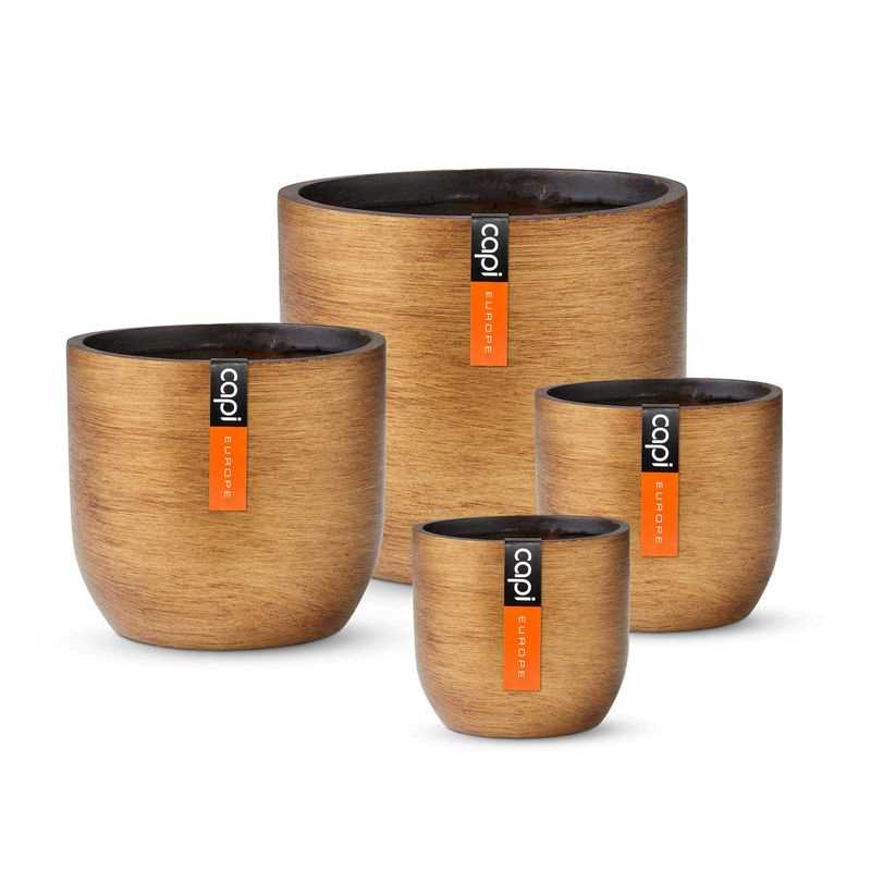 Lux Indoor Planter Gold (set of 4)